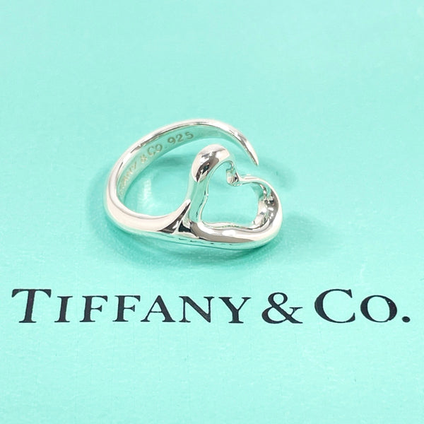 TIFFANY&Co. Ring Open heart Elsa Peretti Silver925 #12(JP Size) Silver Women Used