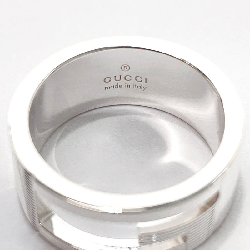 GUCCI Ring Branded Cutout G Silver925 #12(JP Size) Silver Women Used