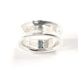 TIFFANY&Co. Ring 1837 Medium Silver925 #US 3 3/4 Silver Women Second hand
