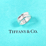 TIFFANY&Co. Ring 1837 Medium Silver925 #US 5 3/4 Silver Women Second hand