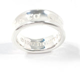 TIFFANY&Co. Ring 1837 Medium Silver925 #US 5 3/4 Silver Women Second hand
