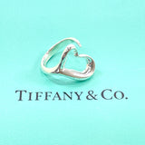 TIFFANY&Co. Ring Open heart Elsa Peretti Silver925 #9(JP Size) Silver Women Used