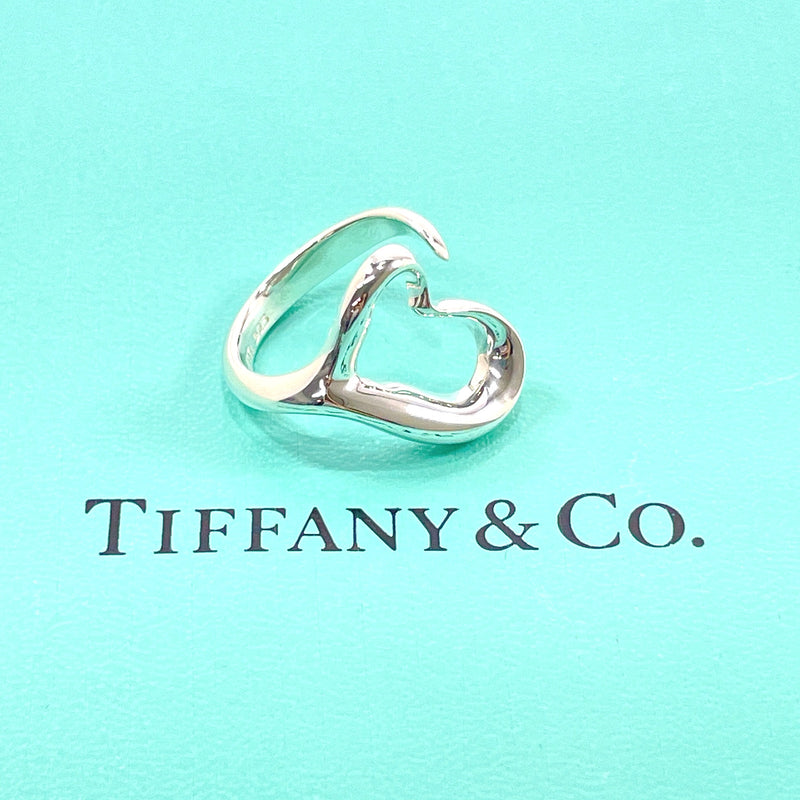 TIFFANY&Co. Ring Open heart Elsa Peretti Silver925 #9(JP Size) Silver Women Used