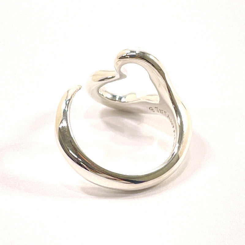 TIFFANY&Co. Ring Open heart Elsa Peretti Silver925 #9(JP Size) Silver Women Used