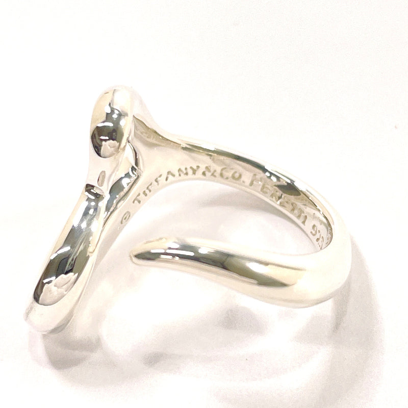 TIFFANY&Co. Ring Open heart Elsa Peretti Silver925 #9(JP Size) Silver Women Used