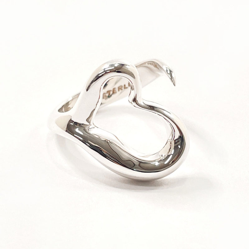 TIFFANY&Co. Ring Open heart Elsa Peretti Silver925 #US 5 1/2 Silver Women Second hand