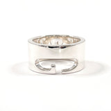 GUCCI Ring Cutout G Silver925 #US 6 Silver unisex Second hand
