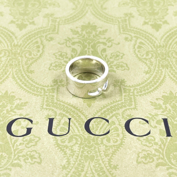 GUCCI Ring Cutout G Silver925 #US 6 Silver unisex Second hand