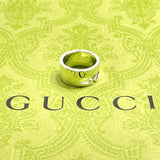 GUCCI Ring Silver925 #US 6 Silver unisex Second hand