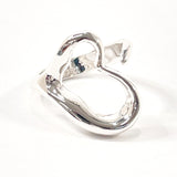 TIFFANY&Co. Ring Open heart Elsa Peretti Silver925 #9(JP Size) Silver Women Used