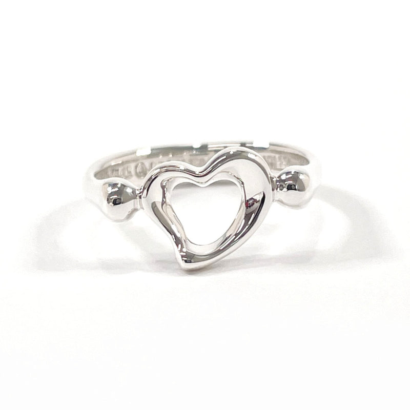 TIFFANY&Co. Ring Open heart Elsa Peretti Silver925 #8.5(JP Size) Silver Women Used