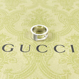 GUCCI Ring Branded Cutout G Silver925 #US 4 1/4 Silver Women Second hand