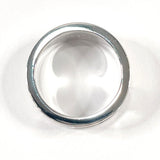 GUCCI Ring Branded Cutout G Sterling Silver 925 US Size 4.25 Women Accessory