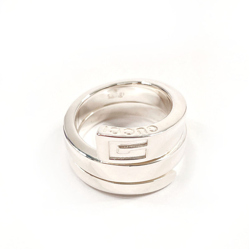 GUCCI Ring G logo snake Silver925 #US 4 1/2 Silver Women Second hand