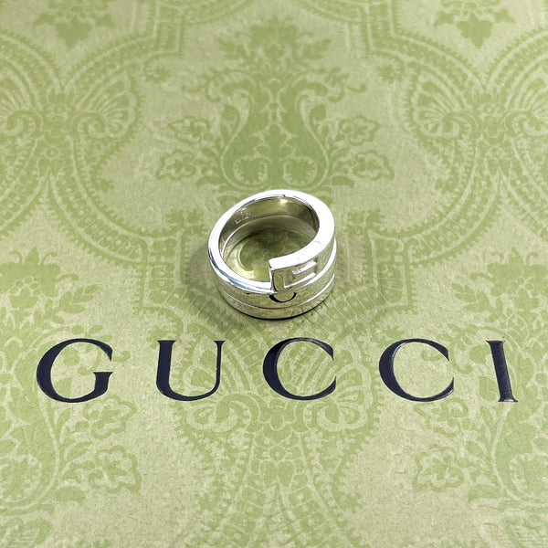 GUCCI Ring G logo snake Silver925 #US 4 1/2 Silver Women Second hand