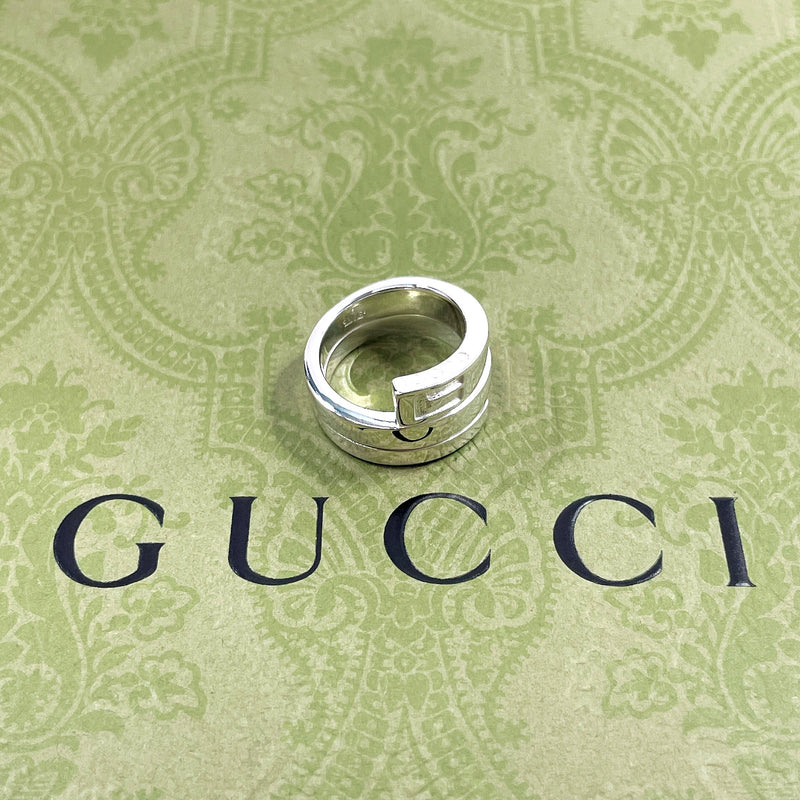 GUCCI Ring G logo snake Silver925 #US 4 1/2 Silver Women Second hand