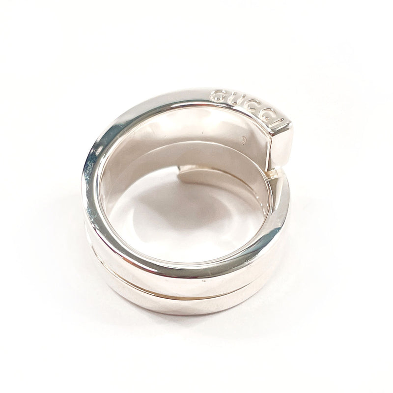 GUCCI Ring G logo snake Silver925 #US 4 1/2 Silver Women Second hand