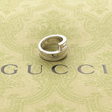 GUCCI Ring G logo snake Silver925 #8(JP Size) Silver Women Used