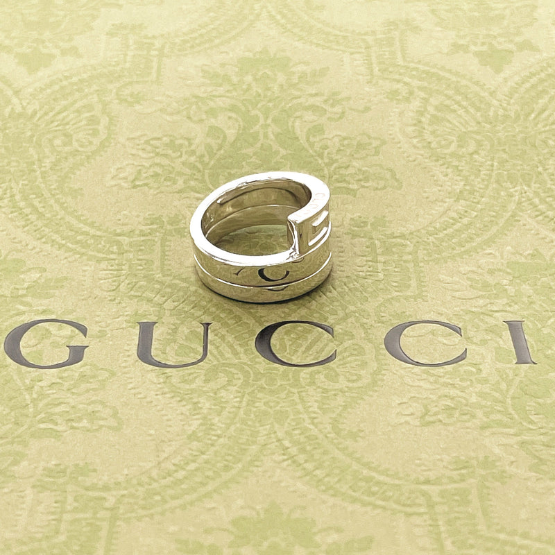 GUCCI Ring G logo snake Silver925 #US 4 1/2 Silver Women Second hand