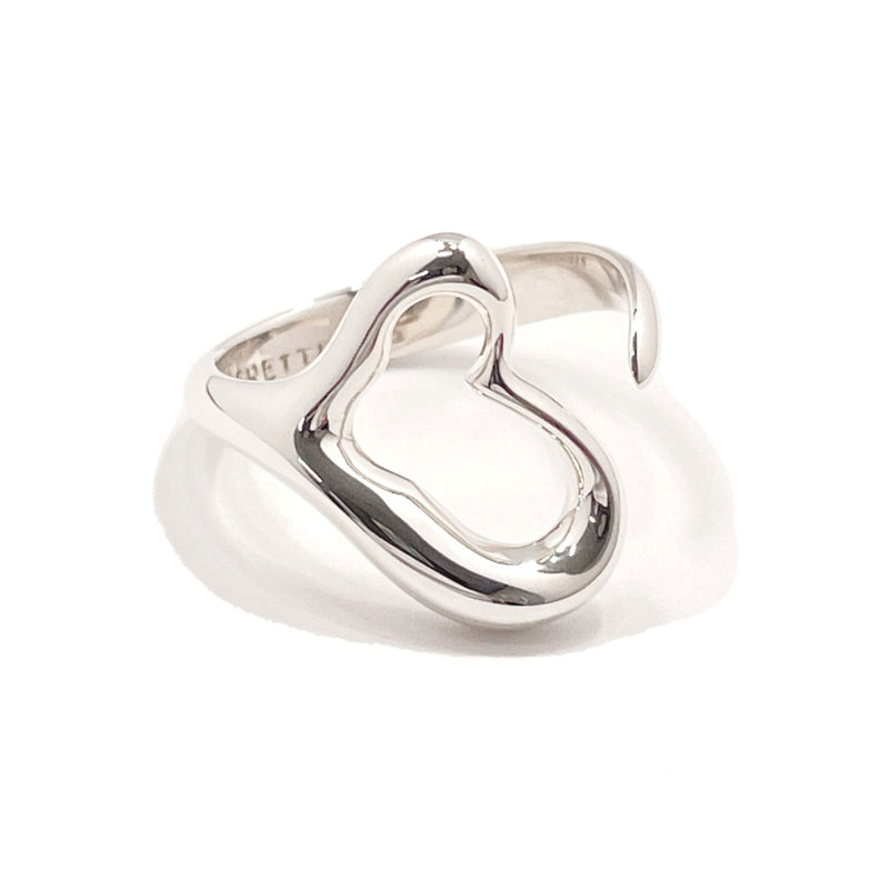 TIFFANY&Co. Ring Open heart Elsa Peretti Silver925 #11(JP Size) Silver Women Used