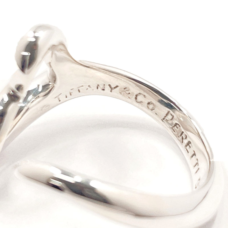 TIFFANY&Co. Ring Open heart Elsa Peretti Silver925 #11(JP Size) Silver Women Used