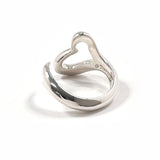 TIFFANY&Co. Ring Open heart Elsa Peretti Sterling Silver #US 5 1/4 Silver Women Second hand