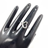 TIFFANY&Co. Ring Open heart Elsa Peretti Sterling Silver #US 5 1/4 Silver Women Second hand