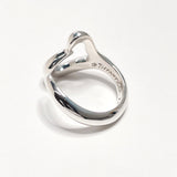 TIFFANY&Co. Ring Open heart Elsa Peretti Sterling Silver #10(JP Size) Silver Women Used