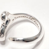 TIFFANY&Co. Ring Open heart Elsa Peretti Sterling Silver #10(JP Size) Silver Women Used