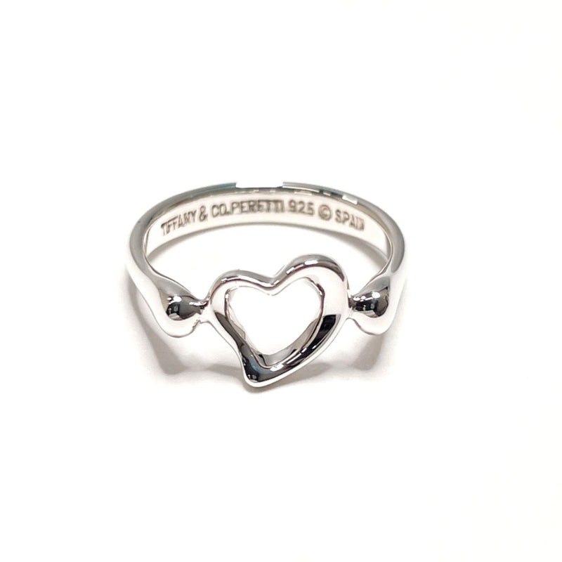 TIFFANY&Co. Ring Open heart Elsa Peretti Silver925 #11.5(JP Size) Silver Women Used