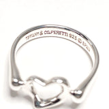 TIFFANY&Co. Ring Open heart Elsa Peretti Silver925 #11.5(JP Size) Silver Women Used