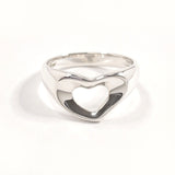 TIFFANY&Co. Ring Open heart Elsa Peretti Sterling Silver #US 4 3/4 Silver Women Second hand