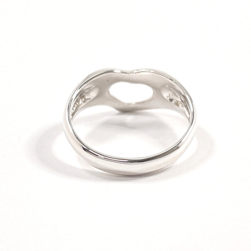 TIFFANY&Co. Ring Open heart Elsa Peretti Sterling Silver #US 4 3/4 Silver Women Second hand