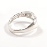 TIFFANY&Co. Ring Open heart Elsa Peretti Sterling Silver #US 4 3/4 Silver Women Second hand