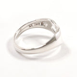 TIFFANY&Co. Ring Open heart Elsa Peretti Sterling Silver #US 4 3/4 Silver Women Second hand