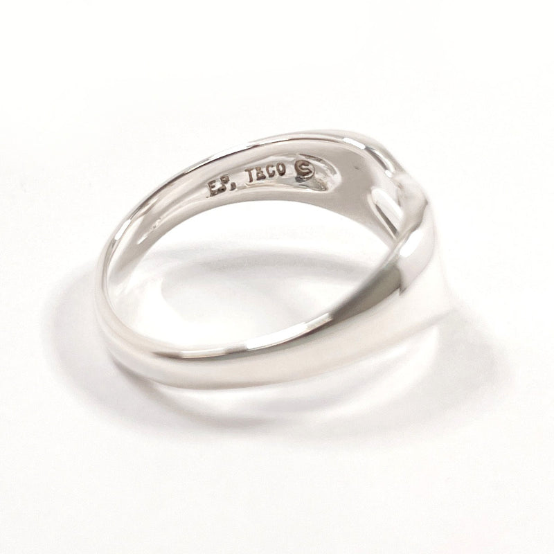 TIFFANY&Co. Ring Open heart Elsa Peretti Sterling Silver #US 4 3/4 Silver Women Second hand