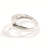 TIFFANY&Co. Ring Open heart Elsa Peretti Sterling Silver #US 4 3/4 Silver Women Second hand
