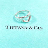 TIFFANY&Co. Ring Open heart Elsa Peretti Sterling Silver #US 4 3/4 Silver Women Second hand
