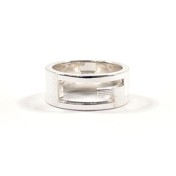 GUCCI Ring Branded Cutout G Silver925 #US 5 1/2 Silver Women Second hand