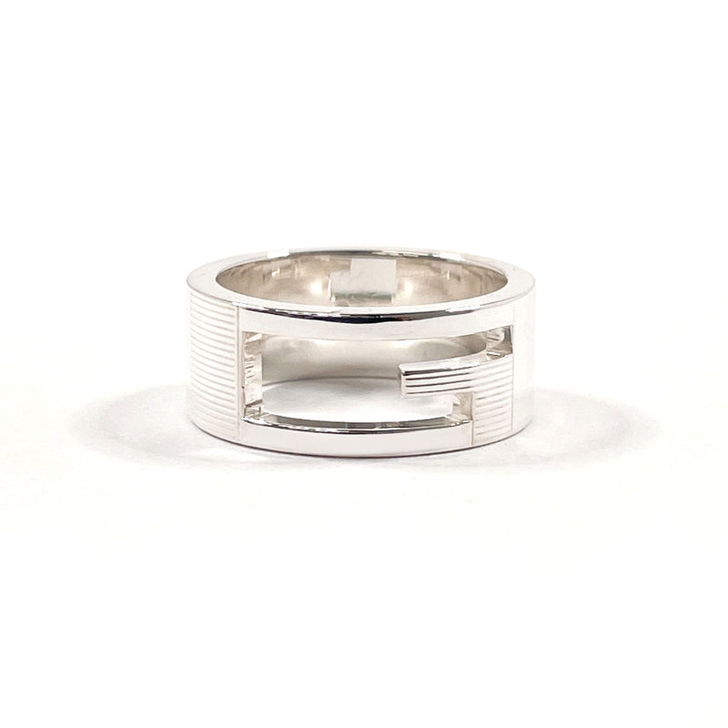 GUCCI Ring Branded Cutout G Silver925 #US 5 1/2 Silver Women Second hand