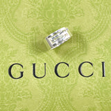 GUCCI Ring Branded Cutout G Silver925 #US 5 1/2 Silver Women Second hand
