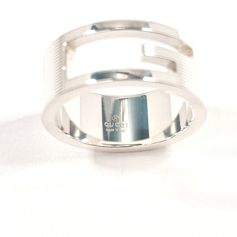 GUCCI Ring Branded Cutout G Silver925 #US 5 1/2 Silver Women Second hand