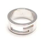 GUCCI Ring Branded Cutout G Silver925 #11(JP Size) Silver Women Used