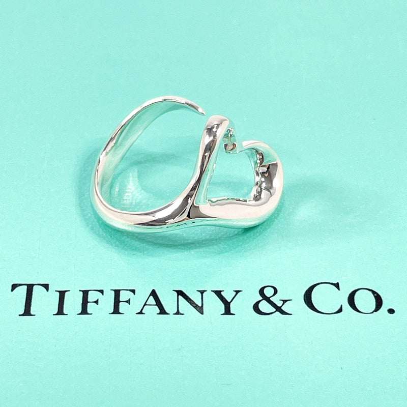 TIFFANY&Co. Ring Open heart Elsa Peretti Silver925 #11.5(JP Size) Silver Women Used