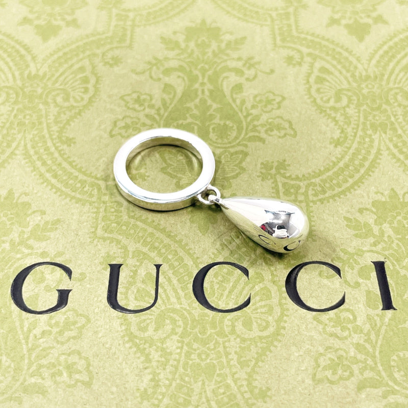 GUCCI Ring teardrop Silver925 #9.5(JP Size) Silver Women Used