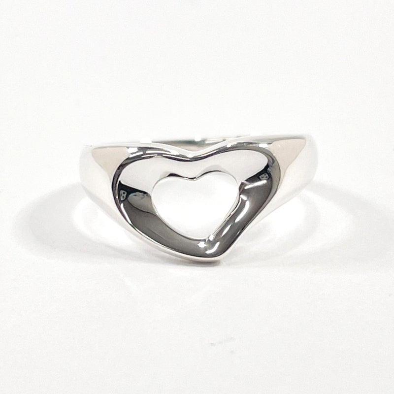 TIFFANY&Co. Ring Open heart Elsa Peretti Silver925 #US 5 1/4 Silver Women Second hand