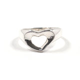 TIFFANY&Co. Ring Open heart Elsa Peretti Silver925 #US 5 1/4 Silver Women Second hand