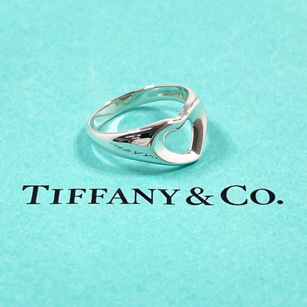 TIFFANY&Co. Ring Open heart Elsa Peretti Silver925 #US 5 1/4 Silver Women Second hand