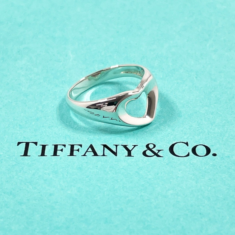 TIFFANY&Co. Ring Open heart Elsa Peretti Silver925 #US 5 1/4 Silver Women Second hand