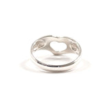 TIFFANY&Co. Ring Open heart Elsa Peretti Silver925 #US 5 1/4 Silver Women Second hand
